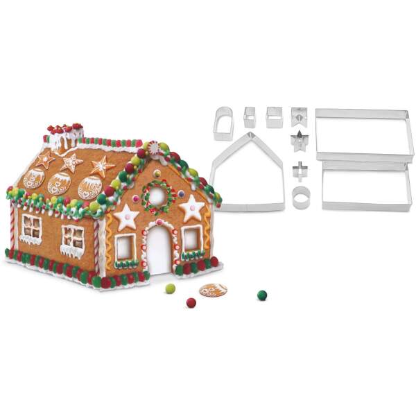 Afbeelding van Koekjesvorm - 3D peperkoekenhuisje 1 Stuks [55990A] - 01 55990A web