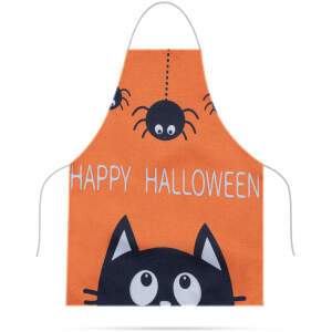 Afbeelding van Keukenschort - kindermaat - waterdicht linnen - Halloween - 44 x 35 cm 1 Stuks [56176C] - 01 56176C web