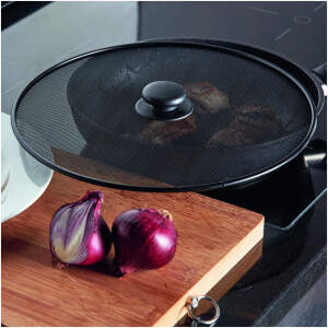 Afbeelding van Anti-spatdeksel - 29 cm - zwart 1 Stuks [56263] - 01 56263 web