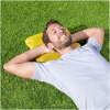 Afbeelding van Opblaasbaar kussen - geel - 38 x 25 x 5 cm 1 Stuks [56415A] - 01 56415A web
