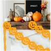 Afbeelding van Halloween papieren slinger - pompoen - 3 m 1 Stuks [56509A] - 01 56509A web