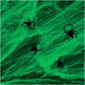 Afbeelding van Spinnenweb en spin - groen - 4-5 m² 1 Stuks [56510A] - 01 56510A web