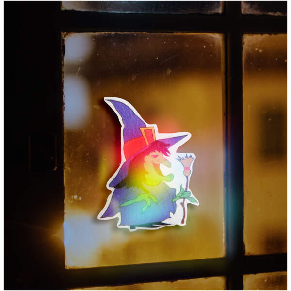 Afbeelding van Halloween RGB LED-decoratie - zelfklevend - heks 1 Stuks [56512A] - 01 56512A web