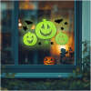 Afbeelding van Halloween fosforescerende raamdecoratie - pompoen - 29 x 16 cm 1 Stuks [56543A] - 01 56543A web
