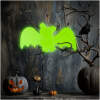 Afbeelding van Halloween fosforescerende decoratie - vleermuis - 20 x 10 cm 1 Stuks [56544A] - 01 56544A web