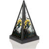 Afbeelding van Halloween LED lantaarn - heks - warm wit - zwart - 9,5 x 9,5 x 17 cm - 2 x AAA 1 Stuks [56549C] - 01 56549C