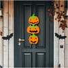 Afbeelding van Halloween decoratie - pompoen - ophangbaar - vilt - 63 x 32 cm 1 Stuks [56557A] - 01 56557A web