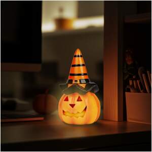 Afbeelding van Halloween LED pompoen - 2 x LR44 - 6,5 x 11 cm 1 Stuks [56565] - 01 56565 web