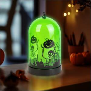 Afbeelding van Halloween LED decoratie - groen - 3 x AAA - 8 x 12,5 cm 1 Stuks [56570B] - 01 56570B web