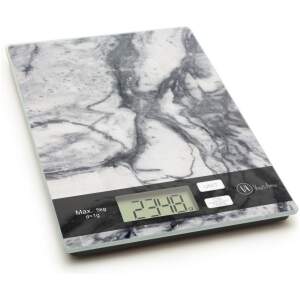 Afbeelding van Keukenweegschaal - wit marmer 1 Stuks [57268B] - 01 57268B web