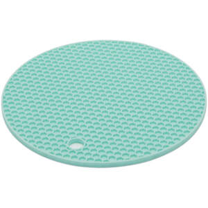 Afbeelding van Siliconen ronde pannenlap 18 cm - blauw 1 Stuks [57274BL] - 01 57274BL web 2