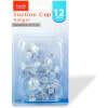 Afbeelding van Zuignaphanger - 3,5 cm - transparant - 12 stuks / verpakking 1 Stuks [57347] - 01 57347 web 1