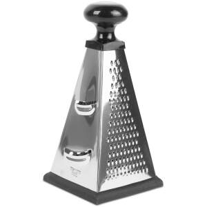 Afbeelding van Keukenrasp met vier zijden - 23 x 11 x 11 cm - zwart 1 Stuks [57529BK] - 01 57529BK web 1