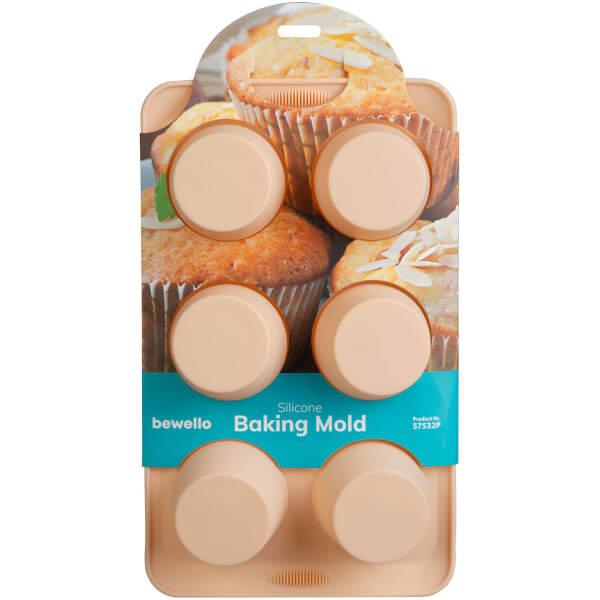 Afbeelding van Siliconen bakvorm - muffin - 30 x 18 x 4,2 cm 1 Stuks [57532P] - 01 57532P web 1