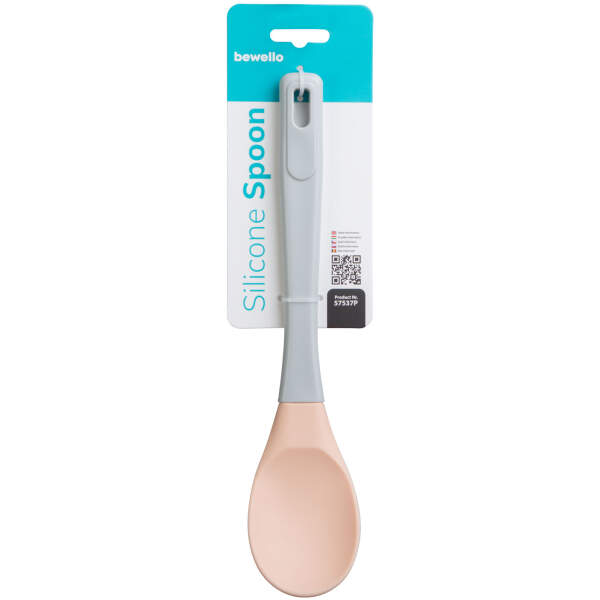 Afbeelding van Siliconen lepel - perzik - 26,8 x 5,6 x 1,8 cm 1 Stuks [57537P] - 01 57537P web 1