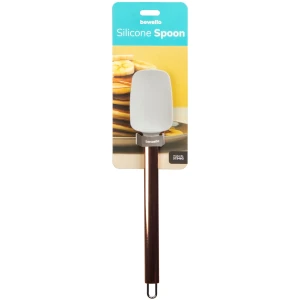 Afbeelding van Siliconen lepel - grijs - 28 x 5 x 1,7 cm 1 Stuks [57546G] - 01 57546G web