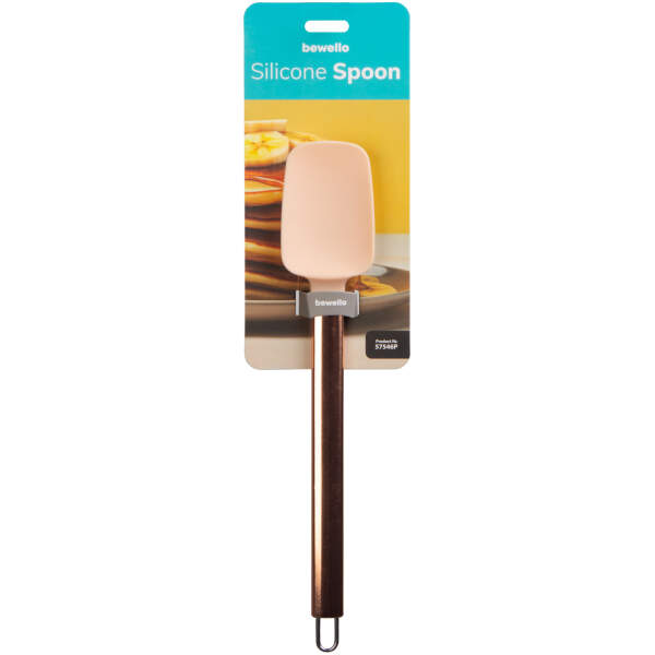 Afbeelding van Siliconen lepel - perzik - 28 x 5 x 1,7 cm 1 Stuks [57546P] - 01 57546P web 1