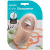 Afbeelding van Messenslijper - kunststof - perzik - 11,5 x 6,2 x 5,2 cm 1 Stuks [57555P] - 01 57555P web 1