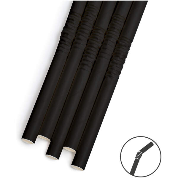 Afbeelding van Papieren rietjes - zwart 1 Stuks [57601A] - 01 57601A web 1