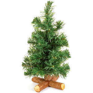 Afbeelding van Kunstden - met houten voet - mini - 30 cm 1 Stuks [58006] - 01 58006 web
