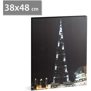 Afbeelding van LED-wandlamp - "Burj Khalifa" - 2 x AA, 38 x 48 cm 1 Stuks [58018J] - 01 58018J web