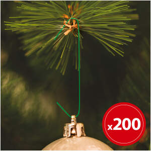 Afbeelding van Kerst snoephanger - donkergroen - 200 stuks / verpakking 1 Stuks [58059A] - 01 58059A web