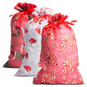 Afbeelding van Organza cadeauzakje - 3 soorten - 20 x 30 cm 12 Stuks [58078C] - 01 58078B web 2