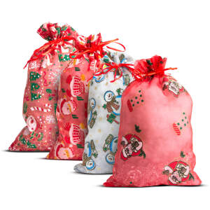 Afbeelding van Organza cadeauzakje - 4 soorten - 20 x 30 cm 12 Stuks [58078B] - 01 58078B web