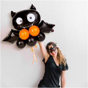 Afbeelding van Halloween ballon - vleermuis - 10 stuks / verpakking 1 Stuks [58080G] - 01 58080G web