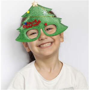 Afbeelding van Feestbril - Kerstboompatroon 1 Stuks [58083A] - 01 58083A web