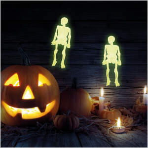 Afbeelding van Fosforescerende skeletset - Halloweendecoratie - 10 stuks / verpakking 1 Stuks [58104] - 01 58104 web