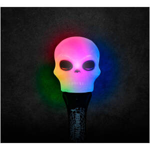 Afbeelding van Halloween LED lantaarn - schedel - op batterijen 1 Stuks [58113C] - 01 58113C web