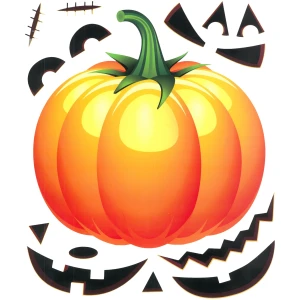 Afbeelding van Halloween stickerset - pompoen - 15 stuks 1 Stuks [58131C] - 01 58131C web