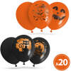 Afbeelding van Halloween ballonnenset - 6 soorten - 20 stuks / pak 1 Stuks [58140] - 01 58140 web