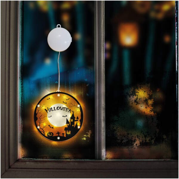 Afbeelding van Halloween 3D decoratielamp - 14 warmwitte LED's - op batterijen 1 Stuks [58149] - 01 58149 web