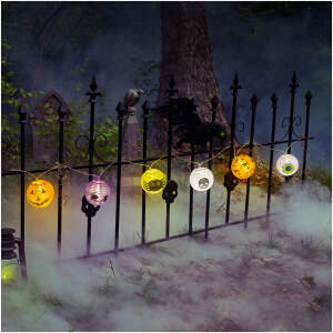 Afbeelding van Halloween lantaarn lichtsnoer - 7,5 x 110 cm - 2 x AA batterijen 1 Stuks [58155] - 01 58155 web