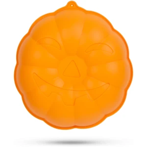 Afbeelding van Siliconen bakvorm - Halloween pompoen - 24,5 x 25 x 5 cm 1 Stuks [58165] - 01 58165 web