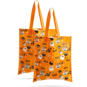 Afbeelding van Halloween cadeauzakjesset - 27 x 31 cm - oranje - 2 stuks / verpakking 1 Stuks [58183] - 01 58183 web