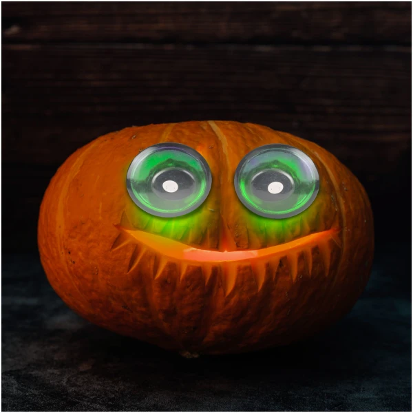 Afbeelding van Halloween eng paar ogen - groene LED - op batterijen 1 Stuks [58195A] - 01 58195A web