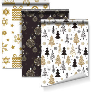 Afbeelding van Inpakpapier - 3 soorten - 70 g/m² - 70 x 150 cm 1 Stuks [58205B] - 01 58205B web