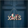 Afbeelding van Houten kerstdecoratie - kerstman - met hanger - 17 x 9 cm 1 Stuks [58250A] - 01 58250A web