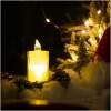 Afbeelding van LED kaars decor - 7,5 x 3,6 cm - warm wit - kunststof 1 Stuks [58260] - 01 58260 web