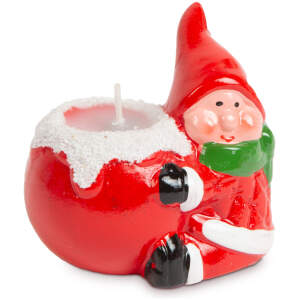 Afbeelding van Kerstkaars - elf - 8,5 x 6,6 x 8 cm 1 Stuks [58273B] - 01 58273B web