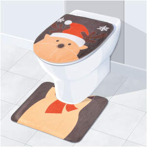 Afbeelding van Kerst wc-bril decoratie 1 Stuks [58281C] - 01 58281C web