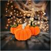 Afbeelding van Halloween pompoendecoratie - 13 x 13 x 14 cm - 3 soorten 1 Stuks [58339] - 01 58339 web