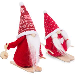 Afbeelding van Kerst Scandinavische elf - 7 x 13 x 15 cm - 2 soorten 1 Stuks [58350] - 01 58350 web