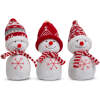 Afbeelding van Kerst sneeuwpop decoratie - 20 cm - 3 soorten 1 Stuks [58354] - 01 58354 web 1