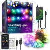 Afbeelding van Slimme lichtslinger - USB - 50 RGB LED's - 5 m - Wi-Fi, Bluetooth 1 Stuks [58380] - 01 58380 web