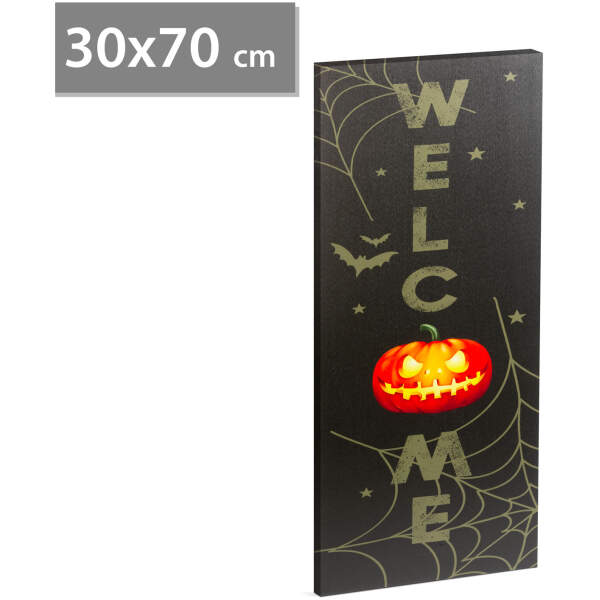 Afbeelding van Halloween LED-afbeelding - met hanger, 2 x AA, 30 x 70 cm 1 Stuks [58402] - 01 58402 web