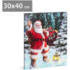 Afbeelding van Kerst LED-afbeelding - met ophanging, 2 x AA, 30 x 40 cm 1 Stuks [58465] - 01 58465 web